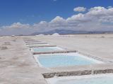 La Puna Les Salinas Grande bac à sel au soleil