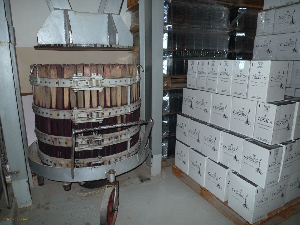 Argentine 2009 Nord Mendoza Bodega bio Cecchin  009