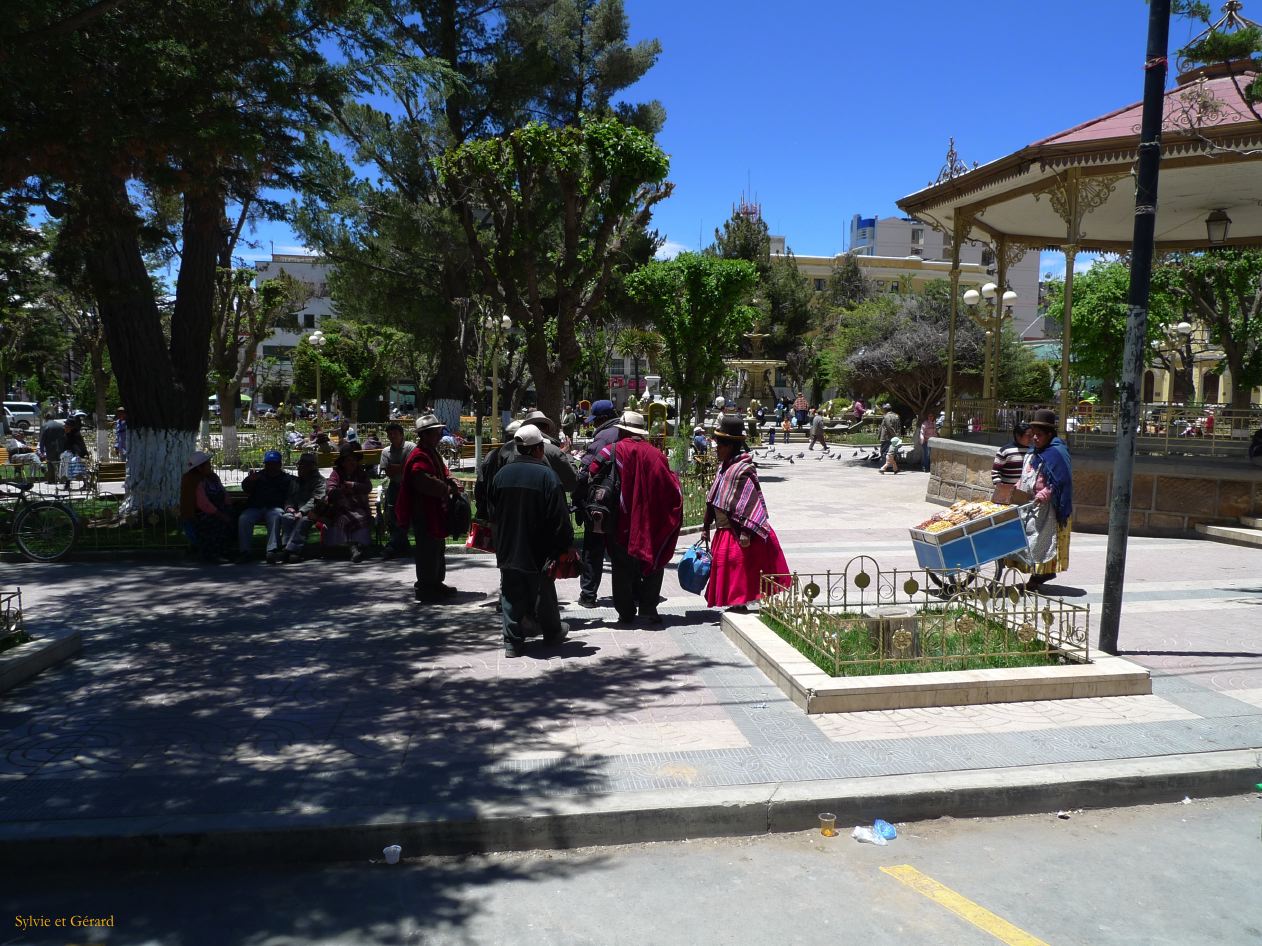 Bolivie Oruro manifestation sur la Plaza 10 de febrero   106