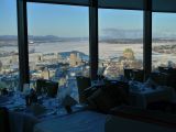 Quebec 15 vue panoramique du restaurant de l'hôtel Loews