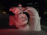Quebec 25 sculptures de glace de nuit