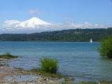 Chili Pucon et le volcan Villarrica vu de Villarrica 111