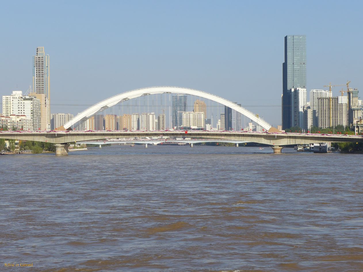 05 2 Lanzhou le Fleuve Jaune Huang Hé 2e plus grand fleuve de Chine 