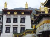 02 9 Tongren Monastère Longwu fondé en 1301 par Tsongkapa pour promouvoir la secte bouddhiste des bonnets jaunes de Gelugpa 