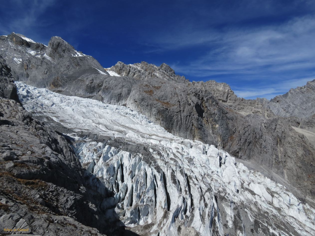 180 Lijiang Monts du Dragon de Jade le glacier