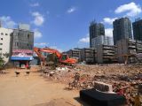 360 Kunming l'ancien hôtel Camélia connu des routards un champs de ruine
