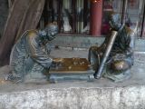 386 Kunming pagodes de l'Est et de l'Ouest sculpture