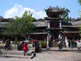 093 Lijiang La Vieille Ville Sifang Jie la place du marché