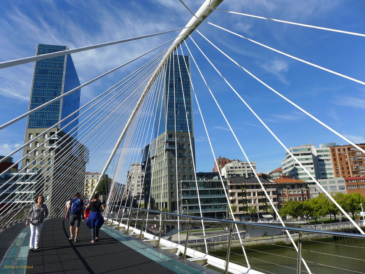02 Euskadi 03 Bilbao le Pont Zubizuri P1390435