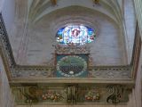 03 Castille et Leon 12 Astorga la cathédrale - intérieur P1400304 horloge astronomique 