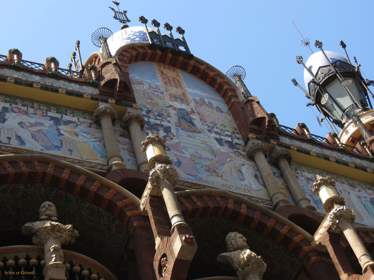 145 Barcelone San Pere Palau de la Musica Catalana (par l'architecte Luis Domenech i Montaner)