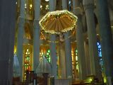 104 Barcelone L'Eixample La Sagrada Familia l'intérieur