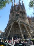 096 Barcelone L'Eixample La Sagrada Familia façade de la passion