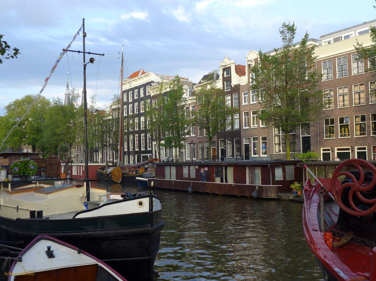 105 Prinsengracht canal maisons flottantes