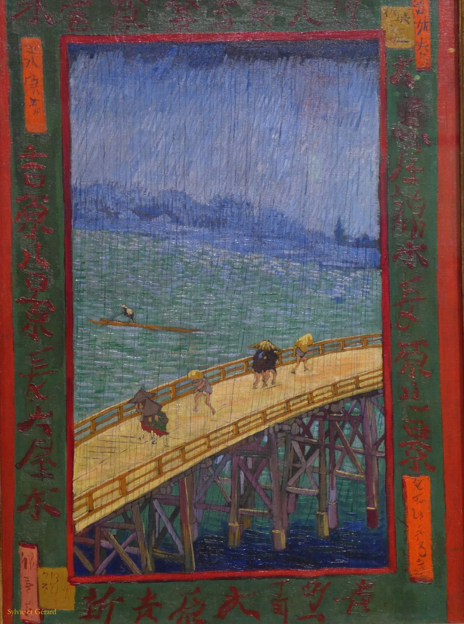 151 Musée Van Gogh le pont sous la pluie