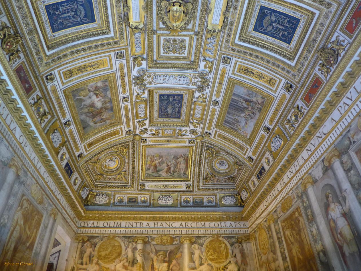 Castel San Angelo 7 peinture plafond 