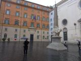 la place della Minerva et l'obélique égyptien à l'éléphant 