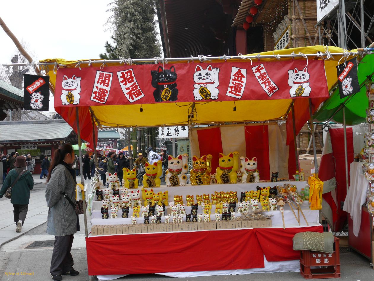 0240 TOKYO Temple Senso Ji quartier Asakusa.