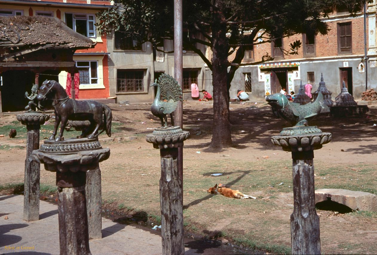 Village vallée de Katmandou Nepal 1993-232