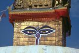 Katmandou Swayambunath ou temple des singes Nepal 1993-023