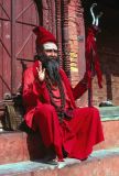 Katmandou place du Durbâr Sadhou Nepal 1993-016