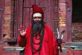 Katmandou place du Durbâr Sadhou Nepal 1993-018