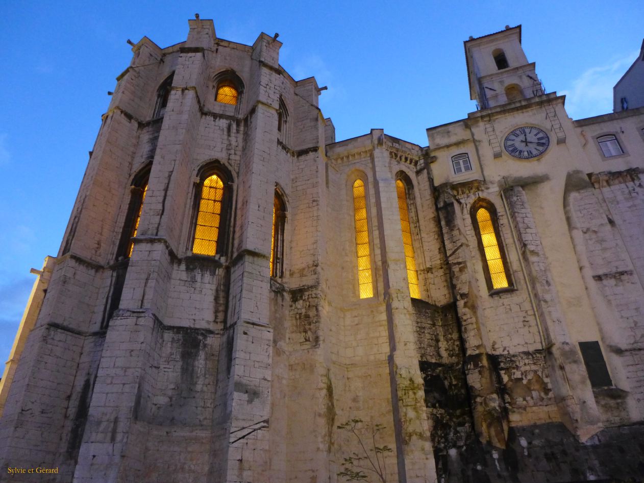 33 Lisbonne Igreja do Carmo détruite lors du tremblement de terre de 1755 