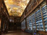 072 Prague Mala Strana Abbaye de Strahov la bibliothèque baroque  