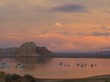 ARIZONA Page 20 coucher de soleil sur le lac Powell 