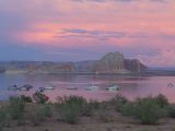 ARIZONA Page 21 coucher de soleil sur le lac Powell 